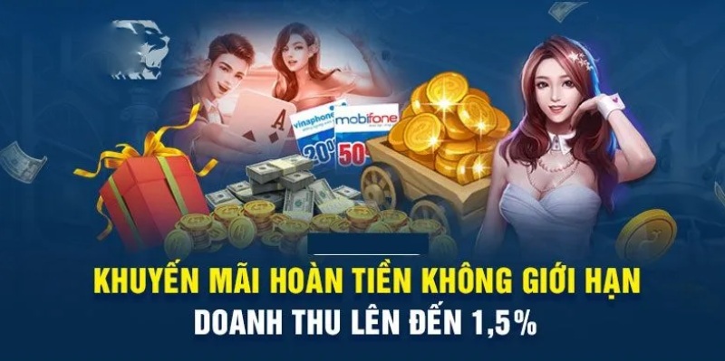 Chương trình khuyến mãi Sin88 hoàn trả cược thua 1,5%